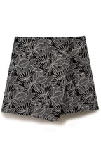 Leaf Embroidered Skort
