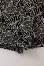 Leaf Embroidered Skort