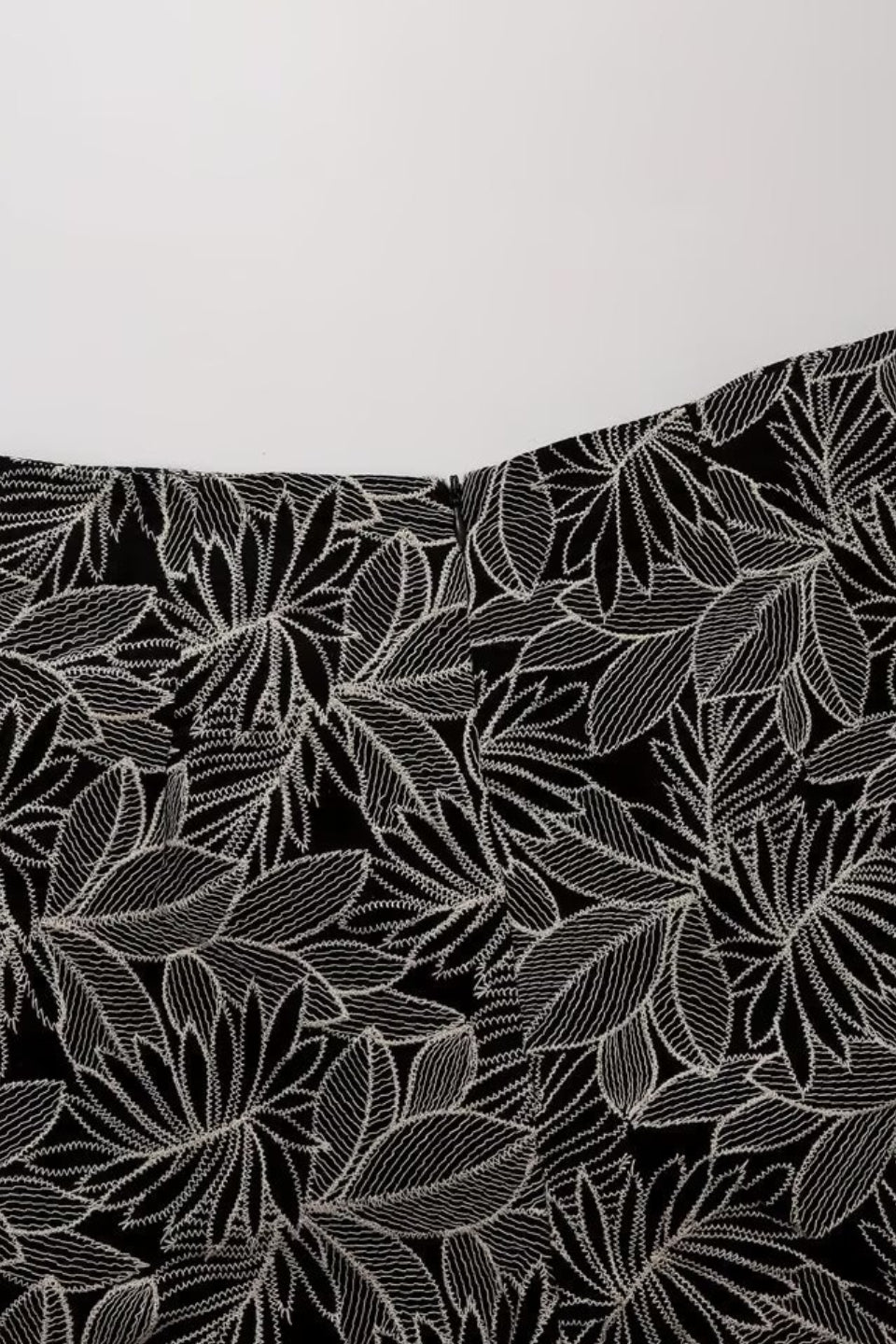 Leaf Embroidered Skort