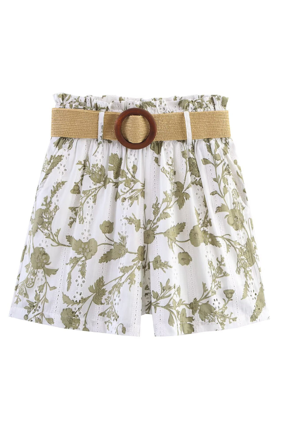Floral Eyelet Shorts