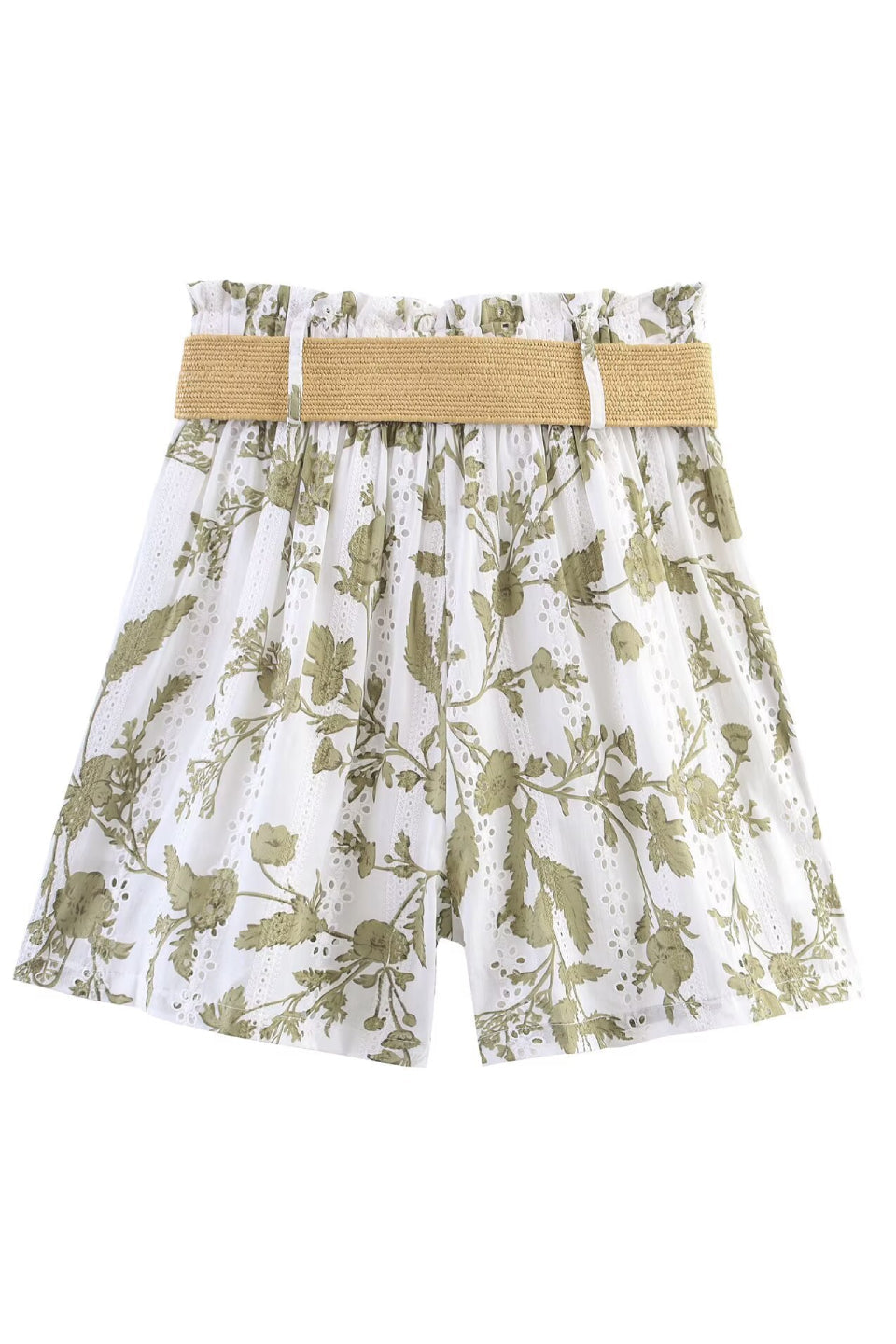 Floral Eyelet Shorts