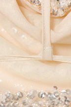 Champagne Glow Halter Top