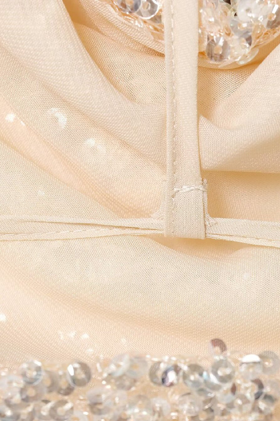 Champagne Glow Halter Top