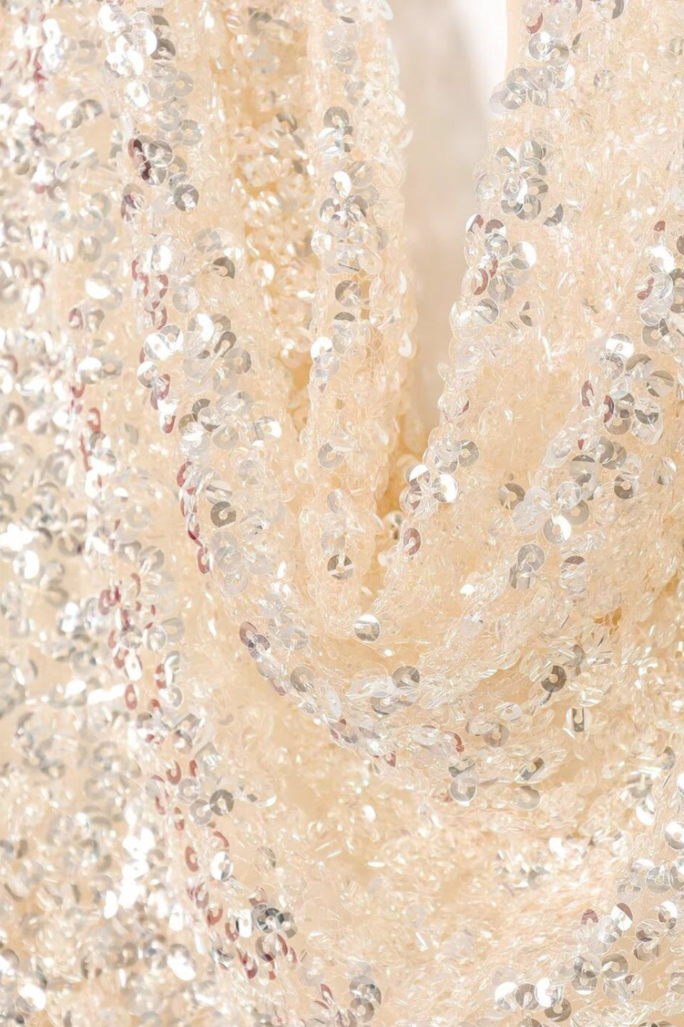 Champagne Glow Halter Top
