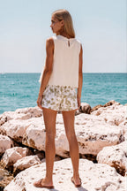 Floral Eyelet Shorts