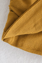 Golden Twist Crop Top