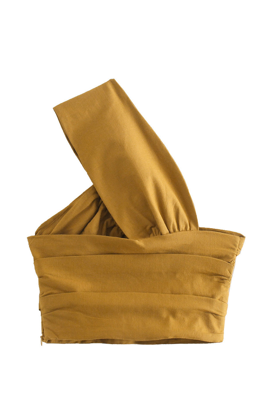 Golden Twist Crop Top