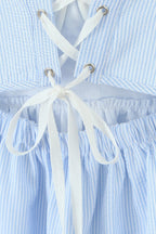 Stripe Cottage Mini Dress