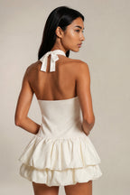 Pearl Whisper Mini Dress