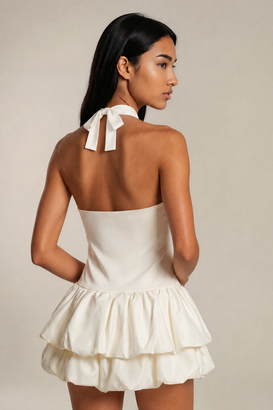 Pearl Whisper Mini Dress