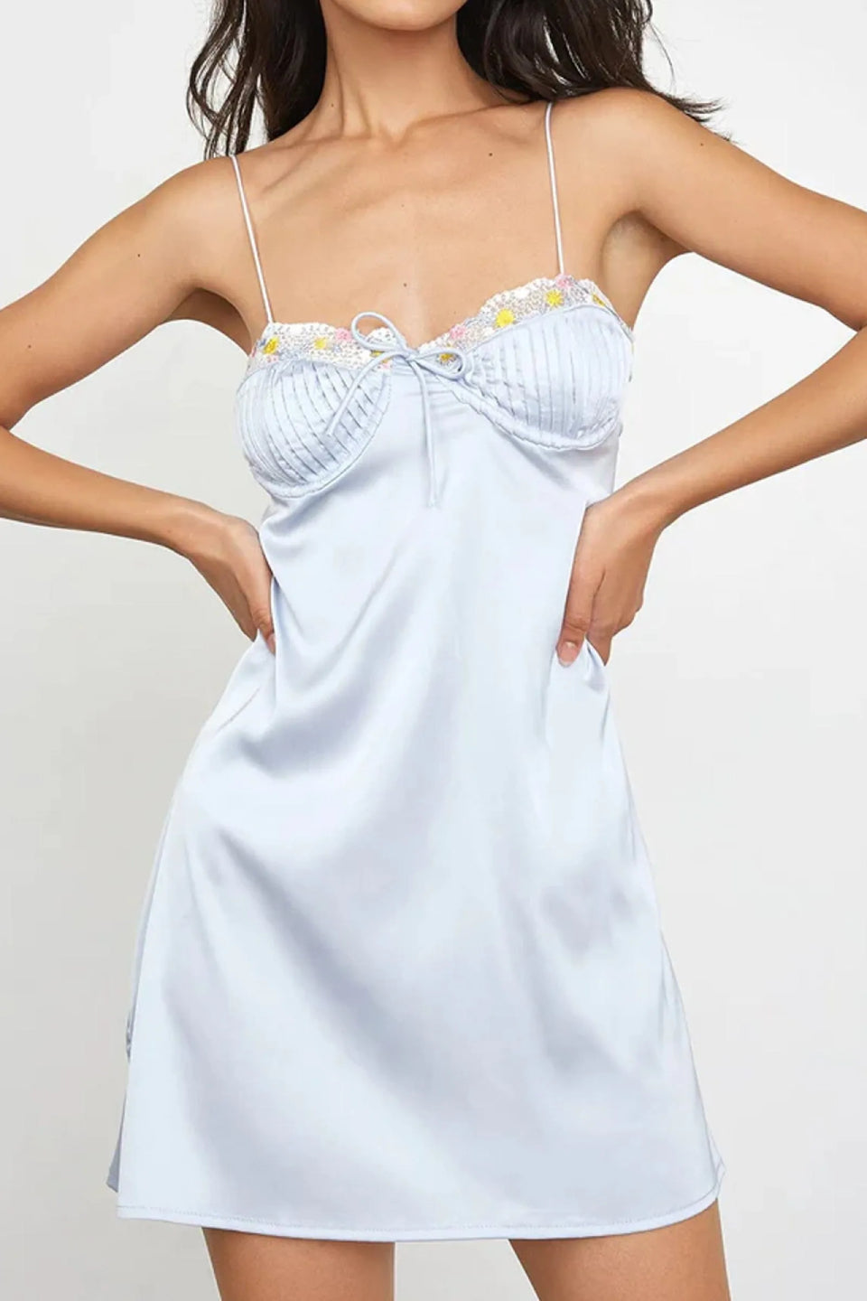 Bluebell Lace Mini Dress