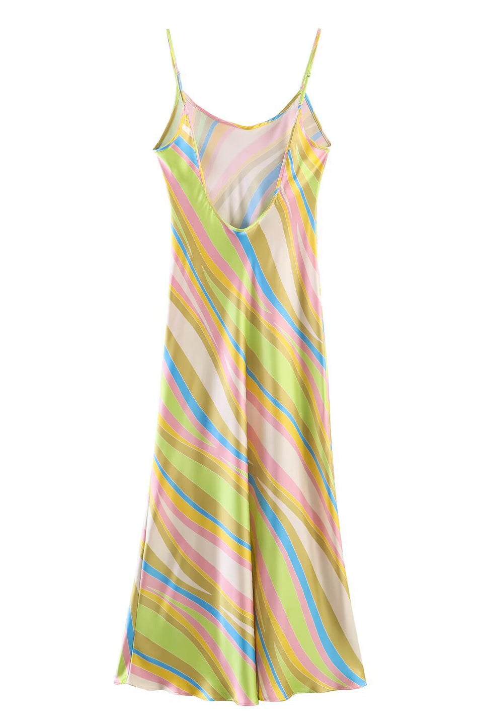 Pastel Coast Midi Dress