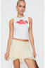 Ivory Lace Mini Skort