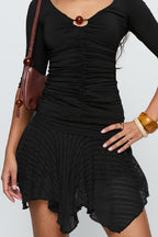 Midnight Lace Mini Skort