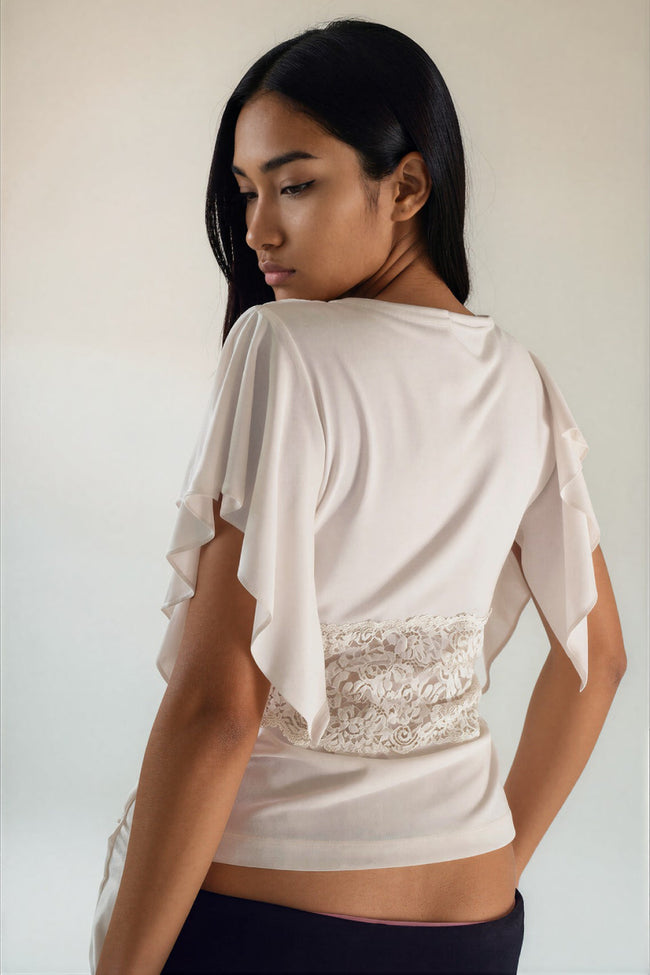 Ivory Romance Blouse Main Image