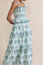 Blue Meadow Maxi Dress