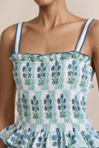 Blue Meadow Maxi Dress