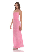 Electric Rose Gown