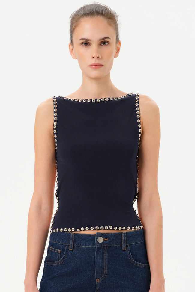 Midnight Stud Tank Top Hover Image
