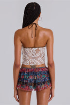 Paisley Ruffle Skort