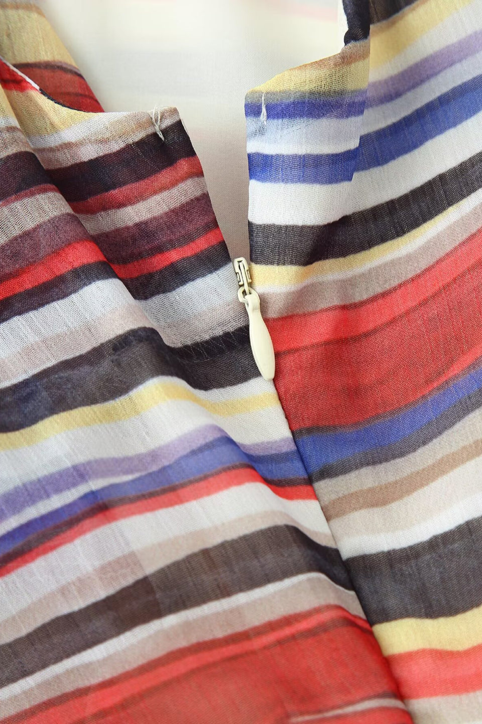 Sunset Stripe Midi Dress