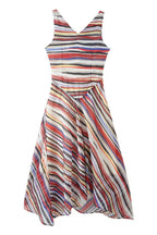 Sunset Stripe Midi Dress