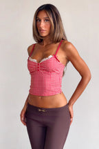 Cherry Picnic Bustier