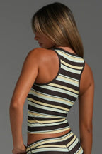 Stripe Motion Tank Top