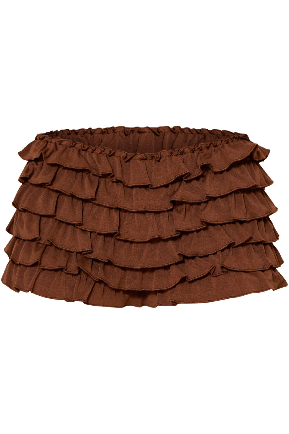 Cocoa Ruffle Skort