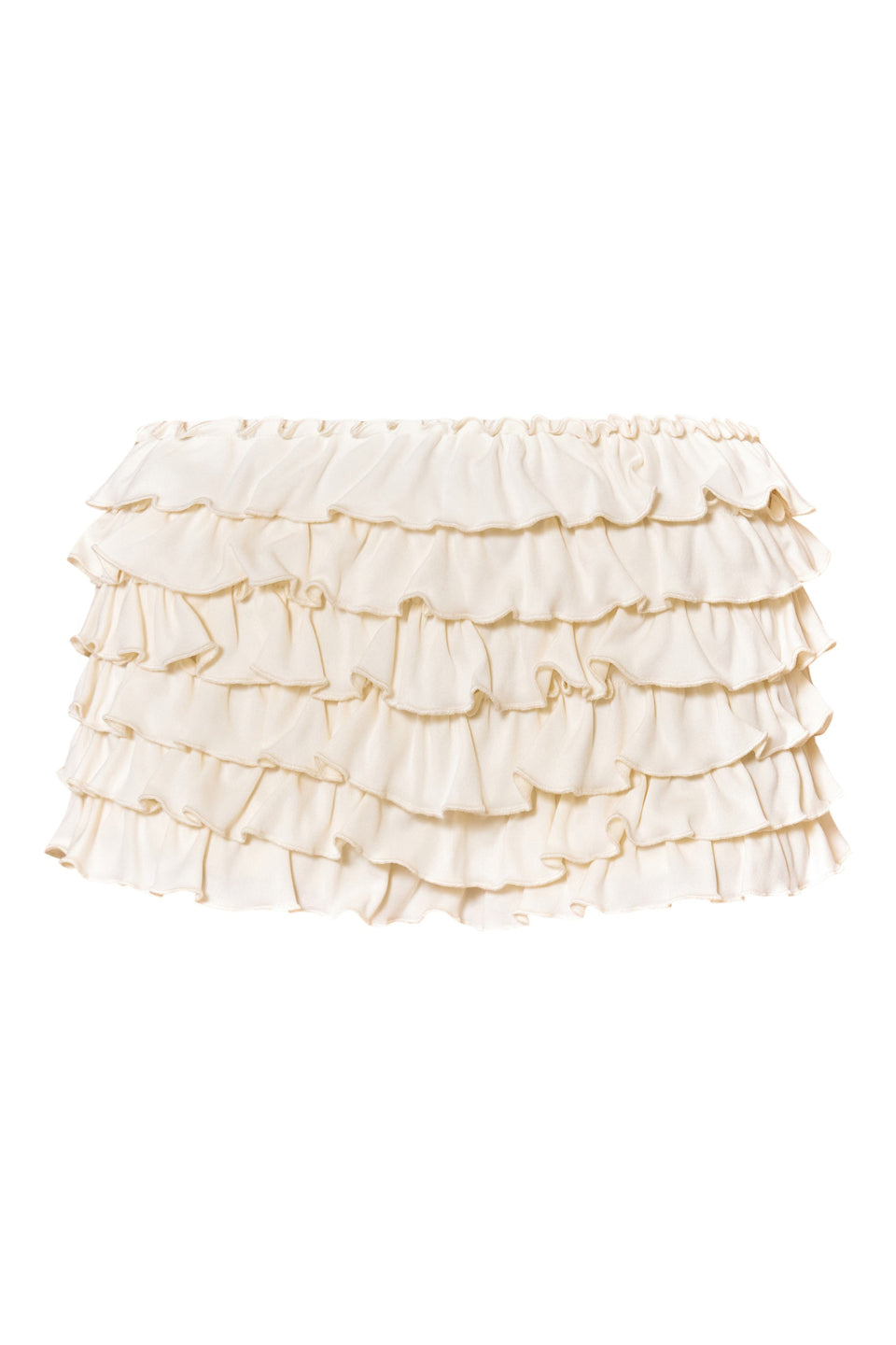 Ivory Ruffle Skort