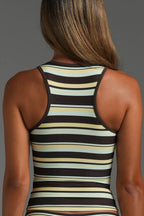 Stripe Motion Tank Top