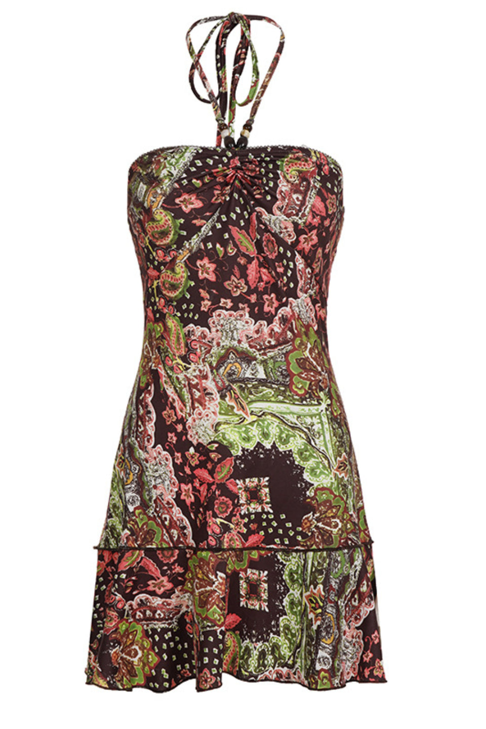Bohemian Bloom Mini Dress