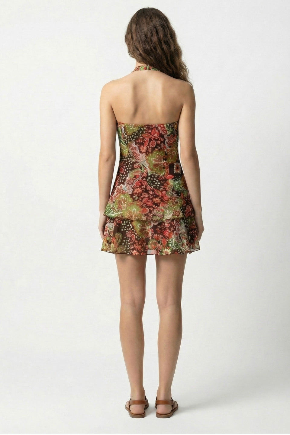 Bohemian Bloom Mini Dress