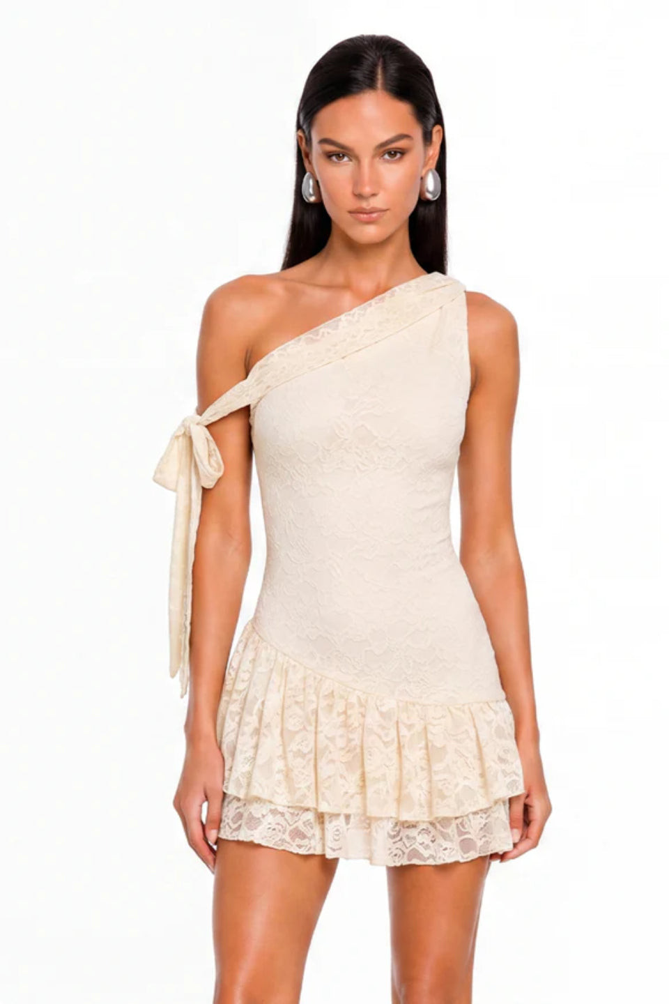 Lace Whisper Mini Dress