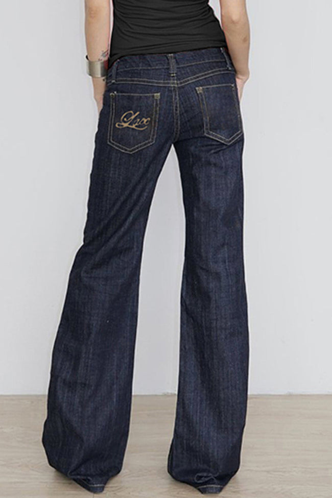 Midnight Retro Flare Jeans Main Image