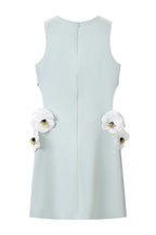 Mint Blossom Mini Dress