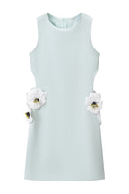 Mint Blossom Mini Dress