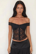 Midnight Lace Corset