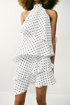 Midnight Dot Mini Dress
