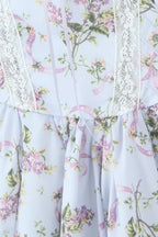 Lavender Picnic Mini Dress