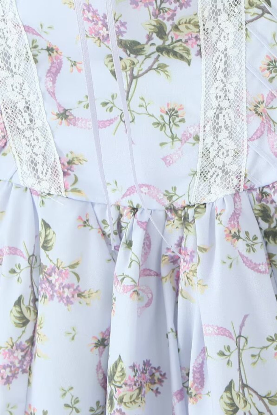 Lavender Picnic Mini Dress