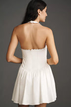 Bluebell Embroidery Mini Dress