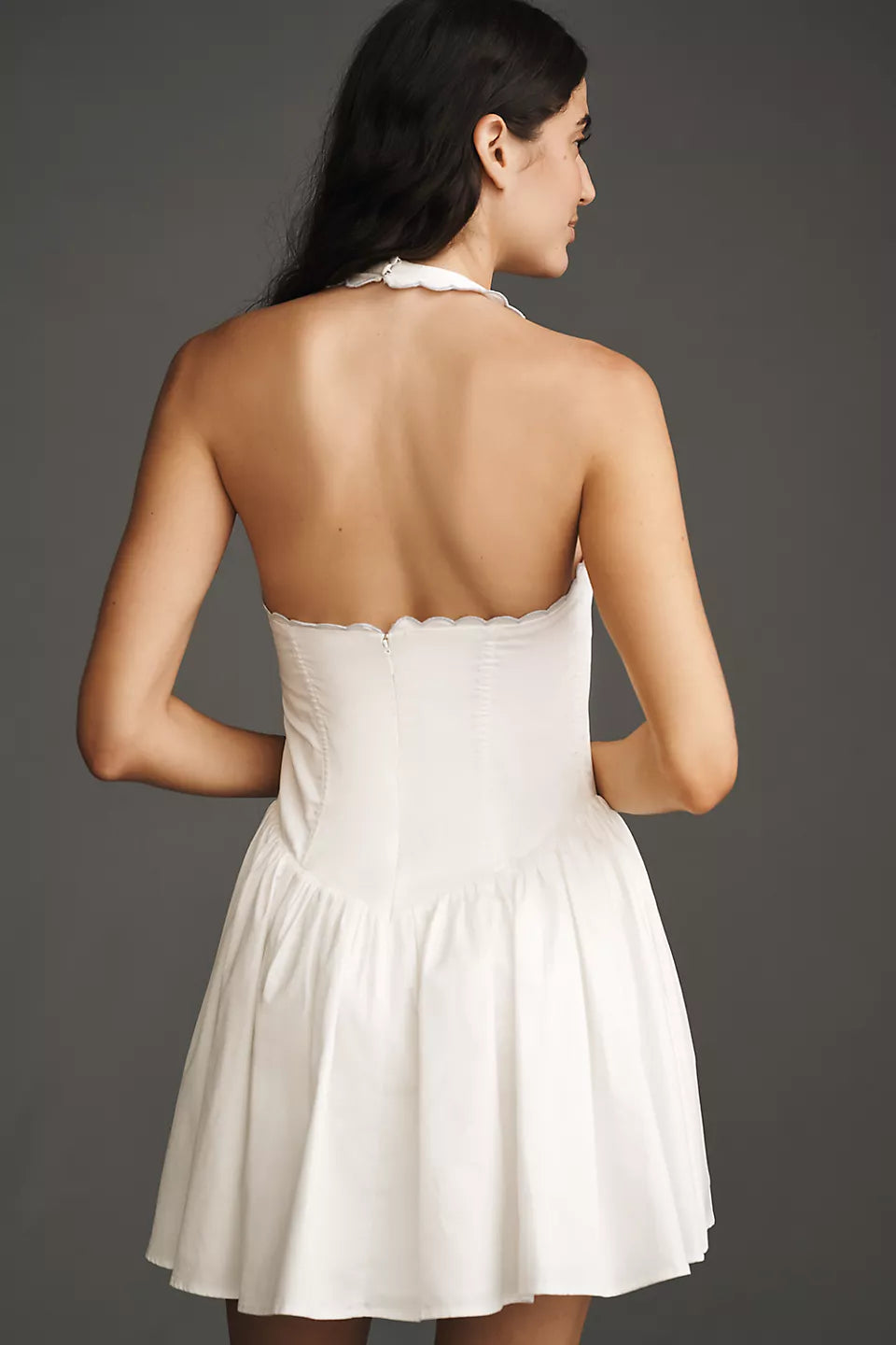 Bluebell Embroidery Mini Dress