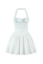 Bluebell Embroidery Mini Dress
