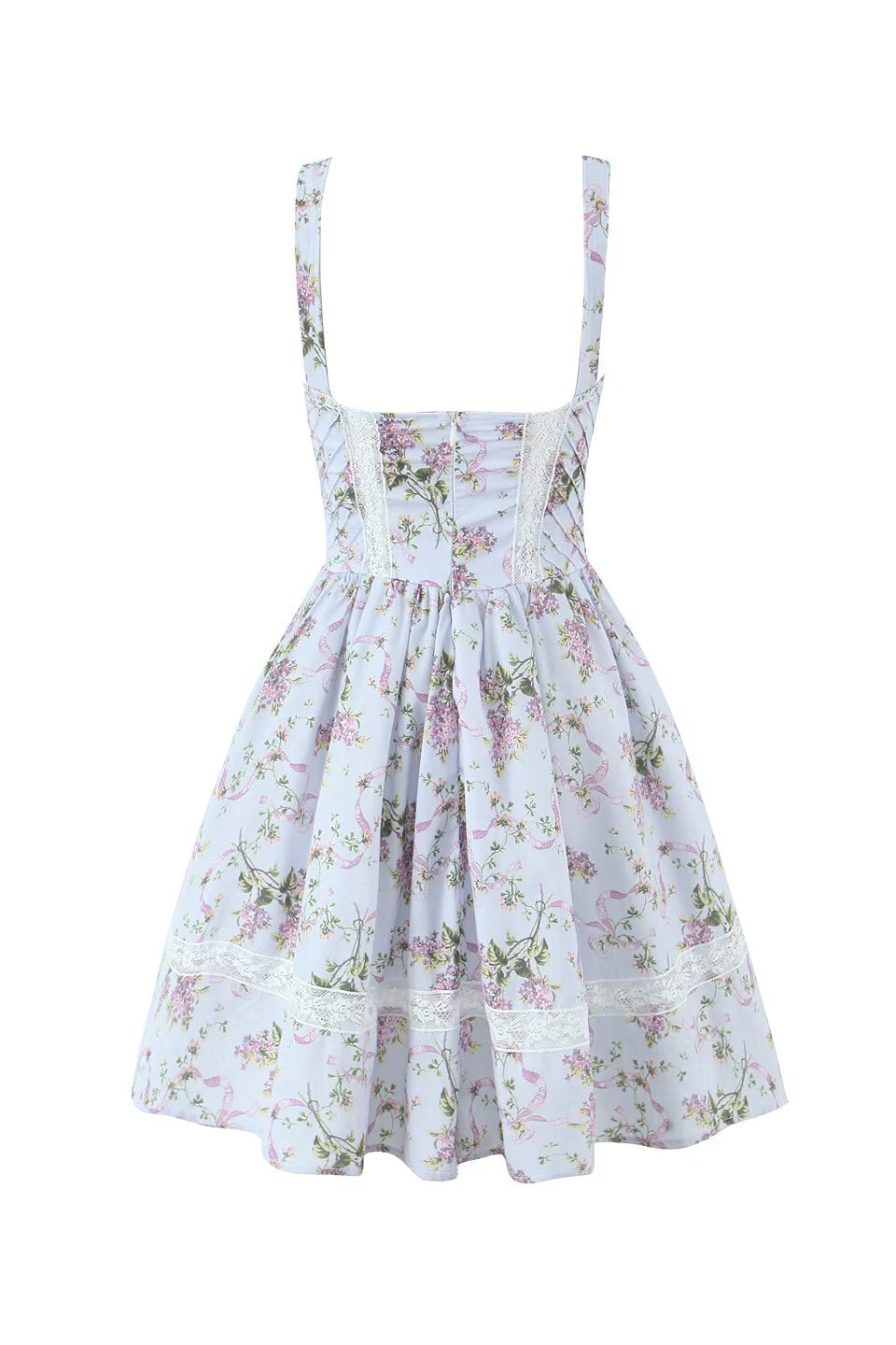 Lavender Picnic Mini Dress