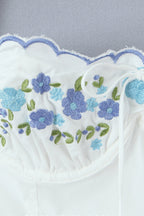 Bluebell Embroidery Mini Dress