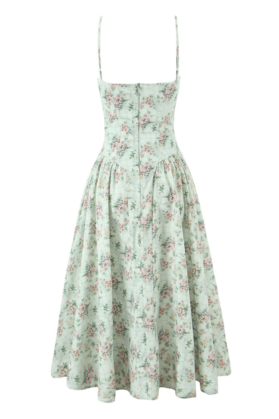 Sage Garden Soirée Midi Dress