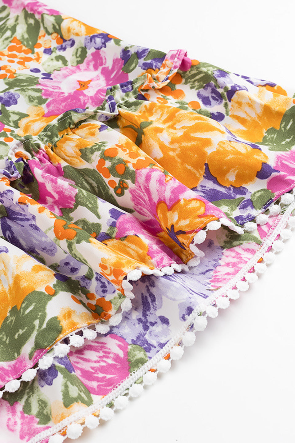Watercolor Bloom Mini Dress