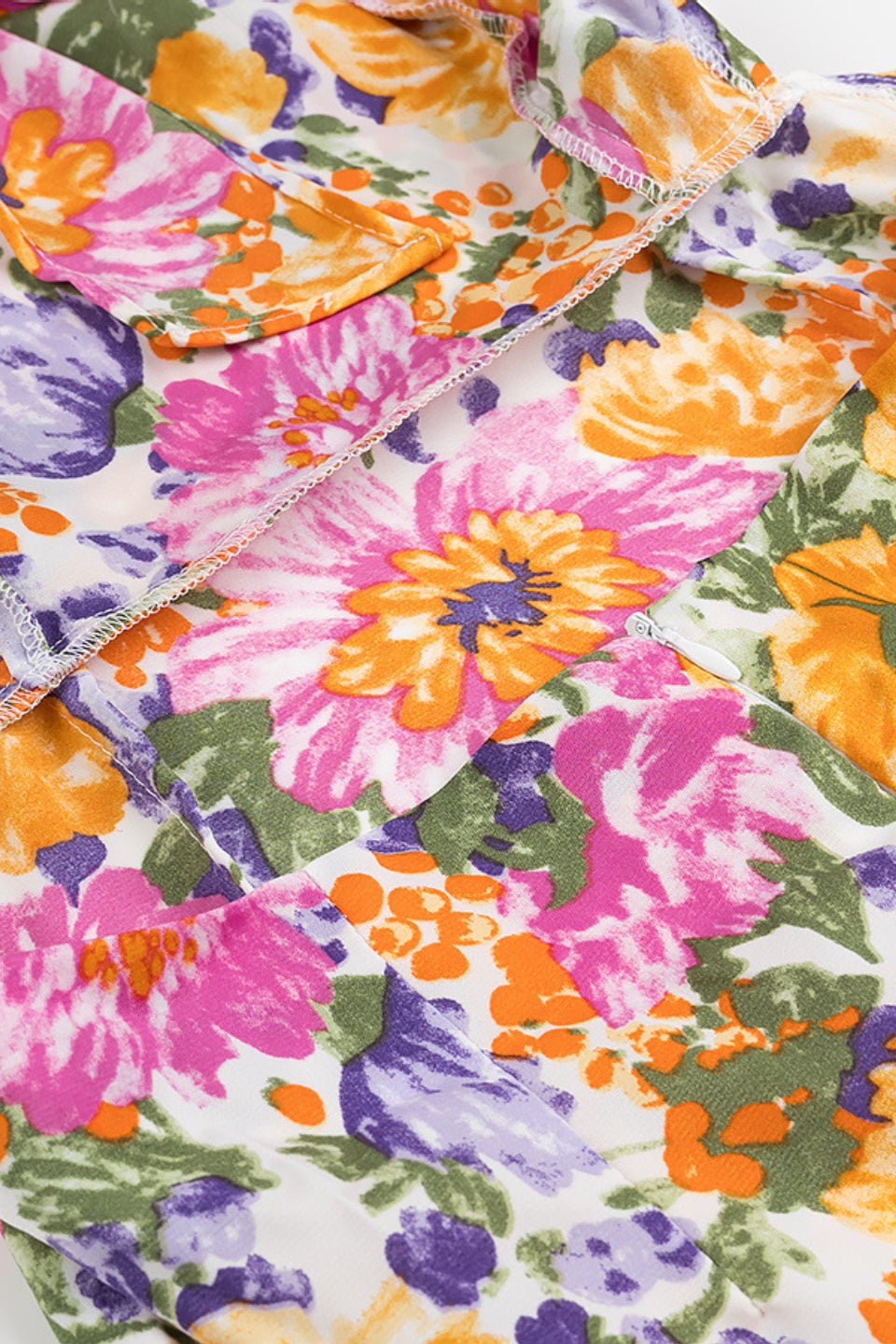 Watercolor Bloom Mini Dress