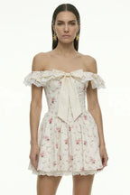 Rosalie Bow Mini Dress